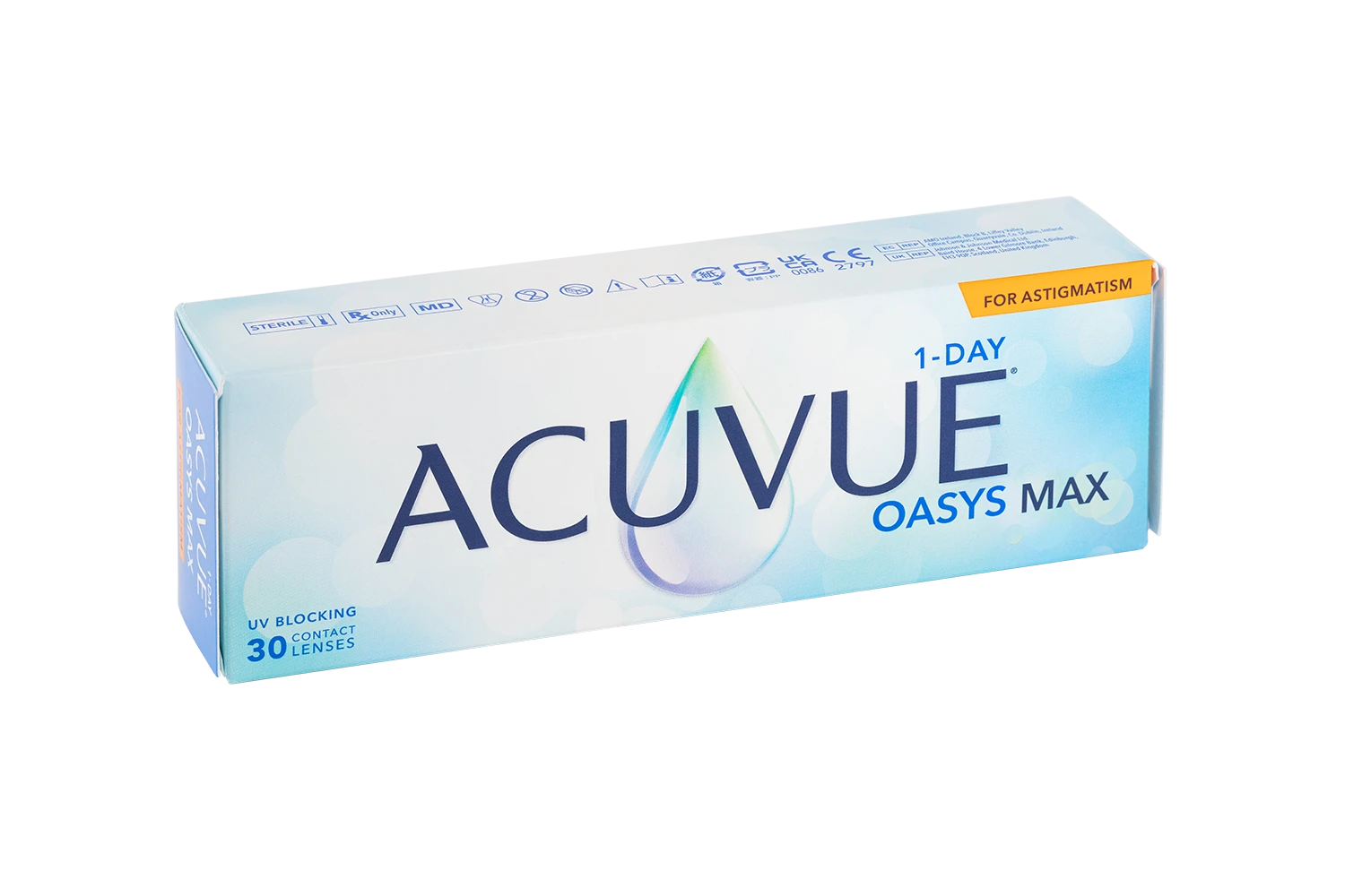 ACUVUE® OASYS MAX 1-Day for ASTIGMATISM 