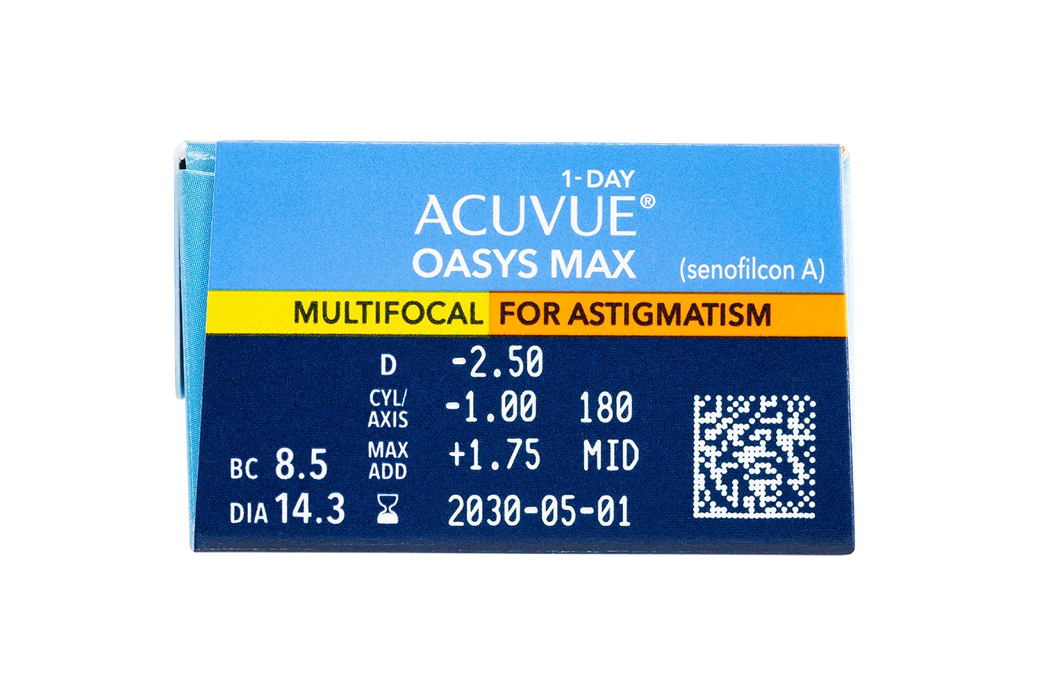 ACUVUE OASYS® MAX 1-Day Multifocal for Astigmatism