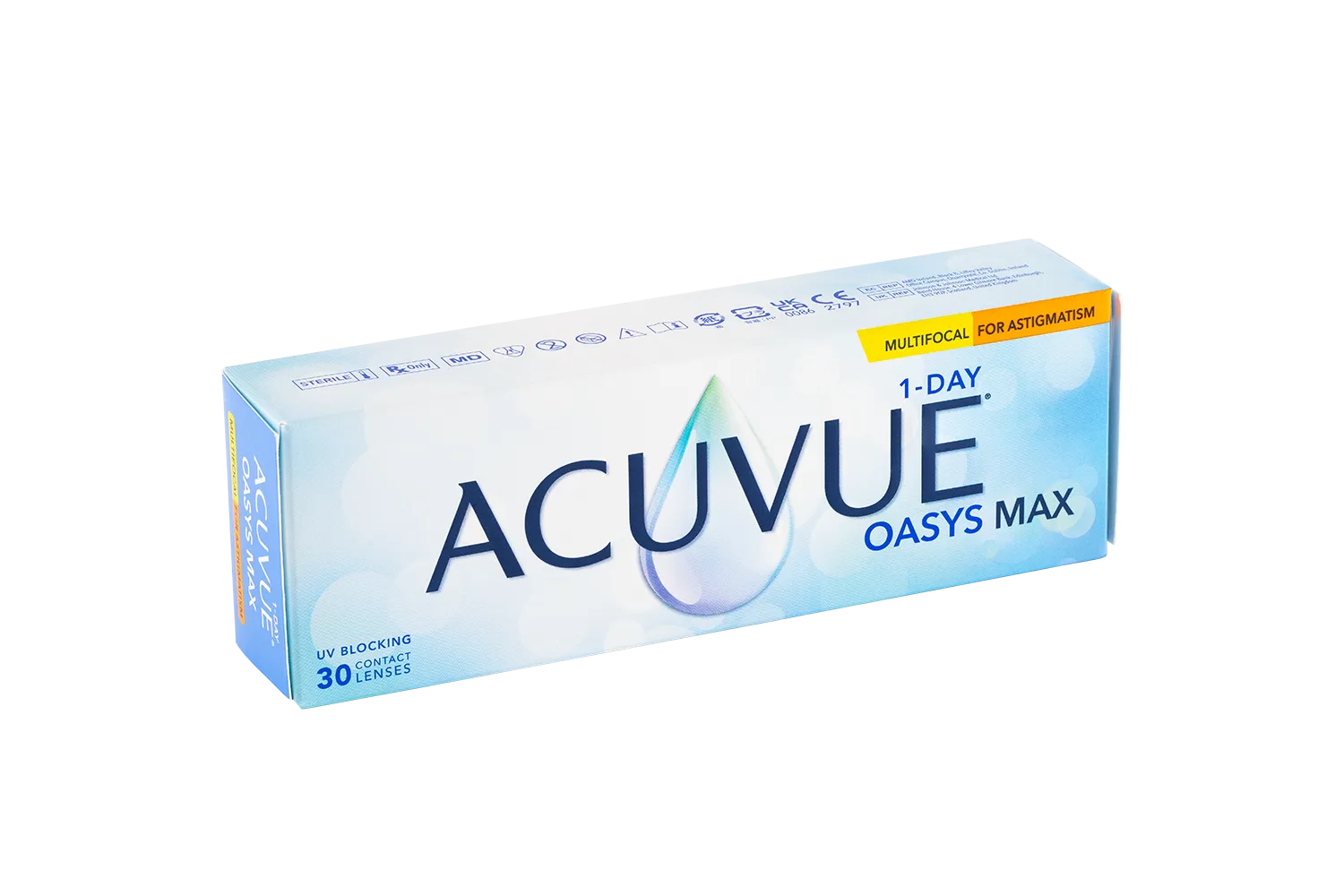 ACUVUE OASYS® MAX 1-Day Multifocal for Astigmatism
