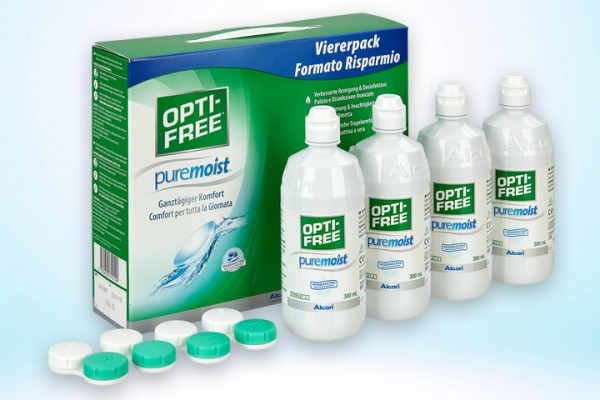 Pflegemittel OPTI-FREE® PureMoist® Viererpack 4x300 ml